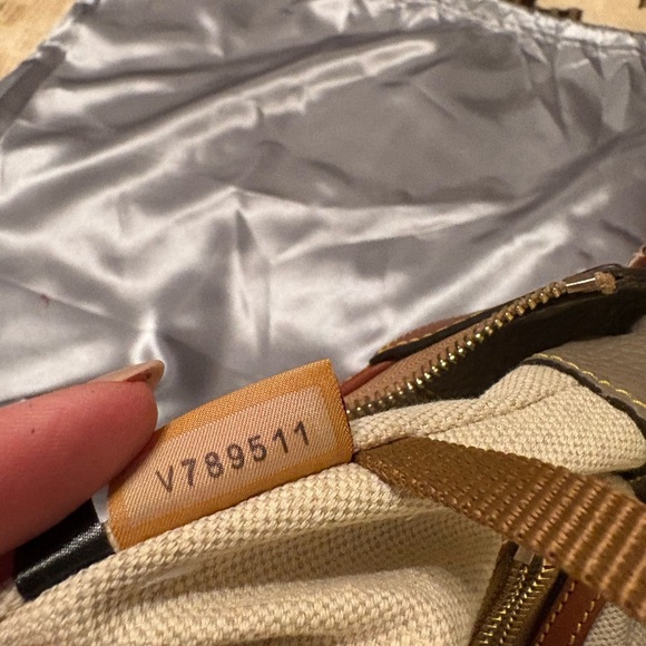 Dooney & Bourke Tan and Brown Leather Shoulder Bag - Picture 12 of 13